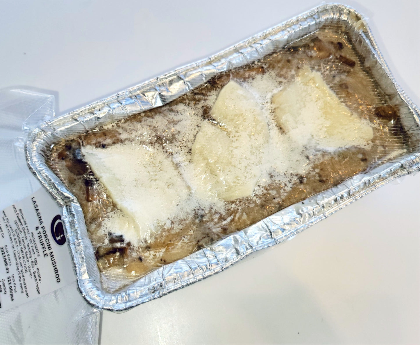 PORCINI MUSHROOM & TRUFFLE Lasagna / Homemade - frozen item