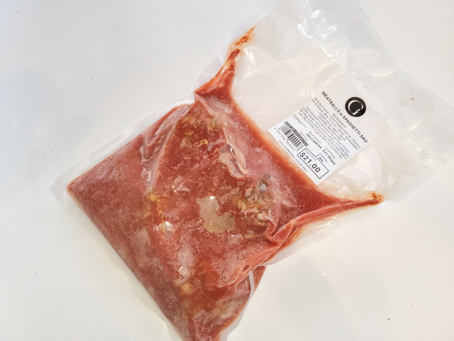 MEATBALLS & Spaghetti sauce / Homemade - Frozen item