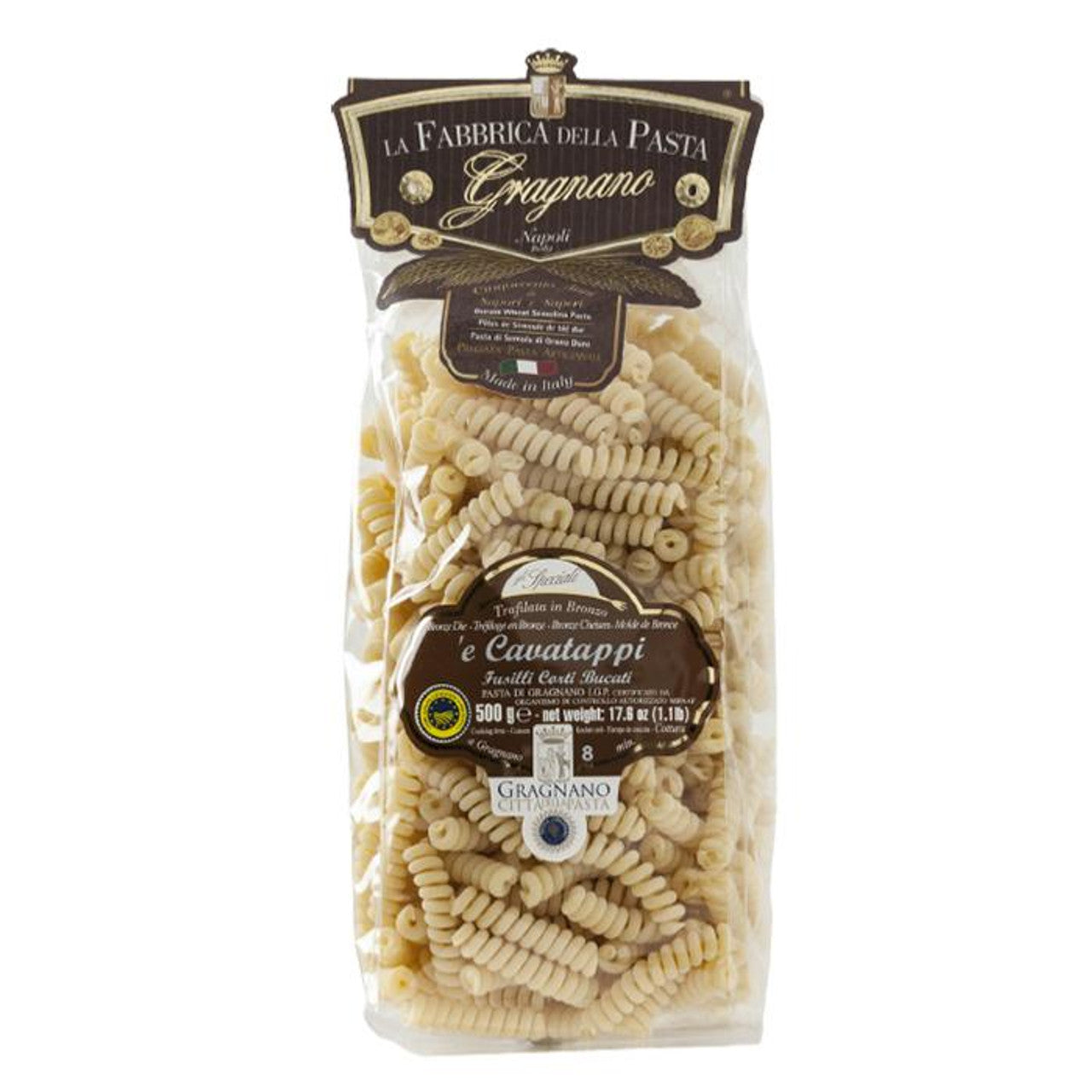 CAVATAPPI IGP La Fabrica della Pasta Di Gragnano 500 g