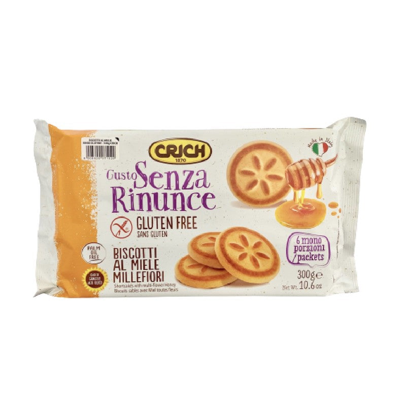 BISCOTTI GLUTEN FREE AL MIELE Crich 200g