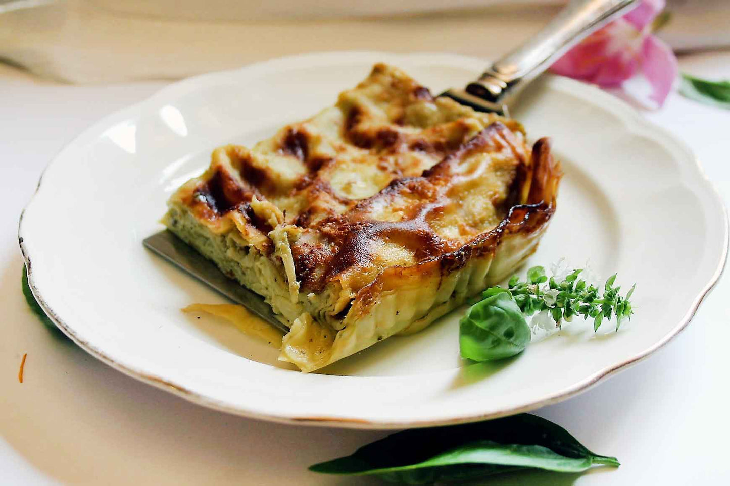 BASIL PESTO, ROASTED POTATO and GREEN BEANS - Lasagna - Homemade - Frozen Item -
