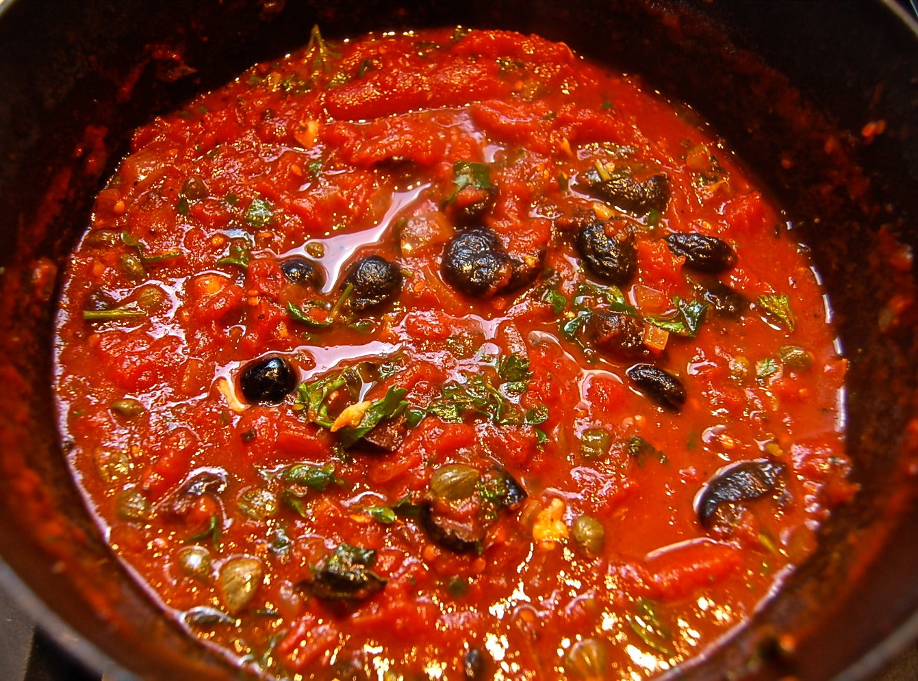 PUTTANESCA Pasta sauce - Homemade - Frozen item