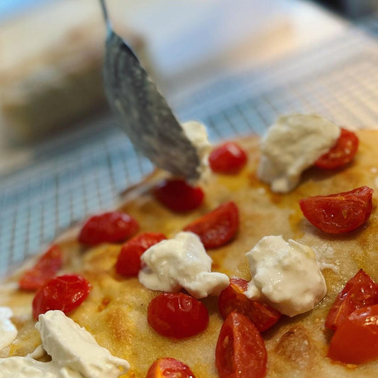 1/2 ROMAN STYLE PIZZA BASE tray - Homemade - Frozen item