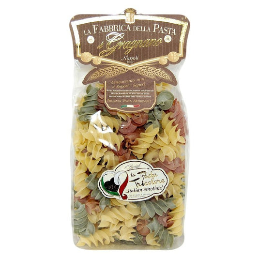 FUSILLONI TRICOLORE  La Fabrica della Pasta Di Gragnano  500 g