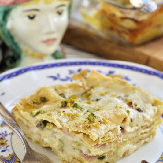 PISTACCHIO BURRATA MORTADELLA Lasagna / Homemade - Frozen Item