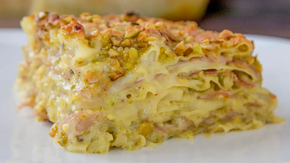 PISTACCHIO BURRATA MORTADELLA Lasagna / Homemade - Frozen Item