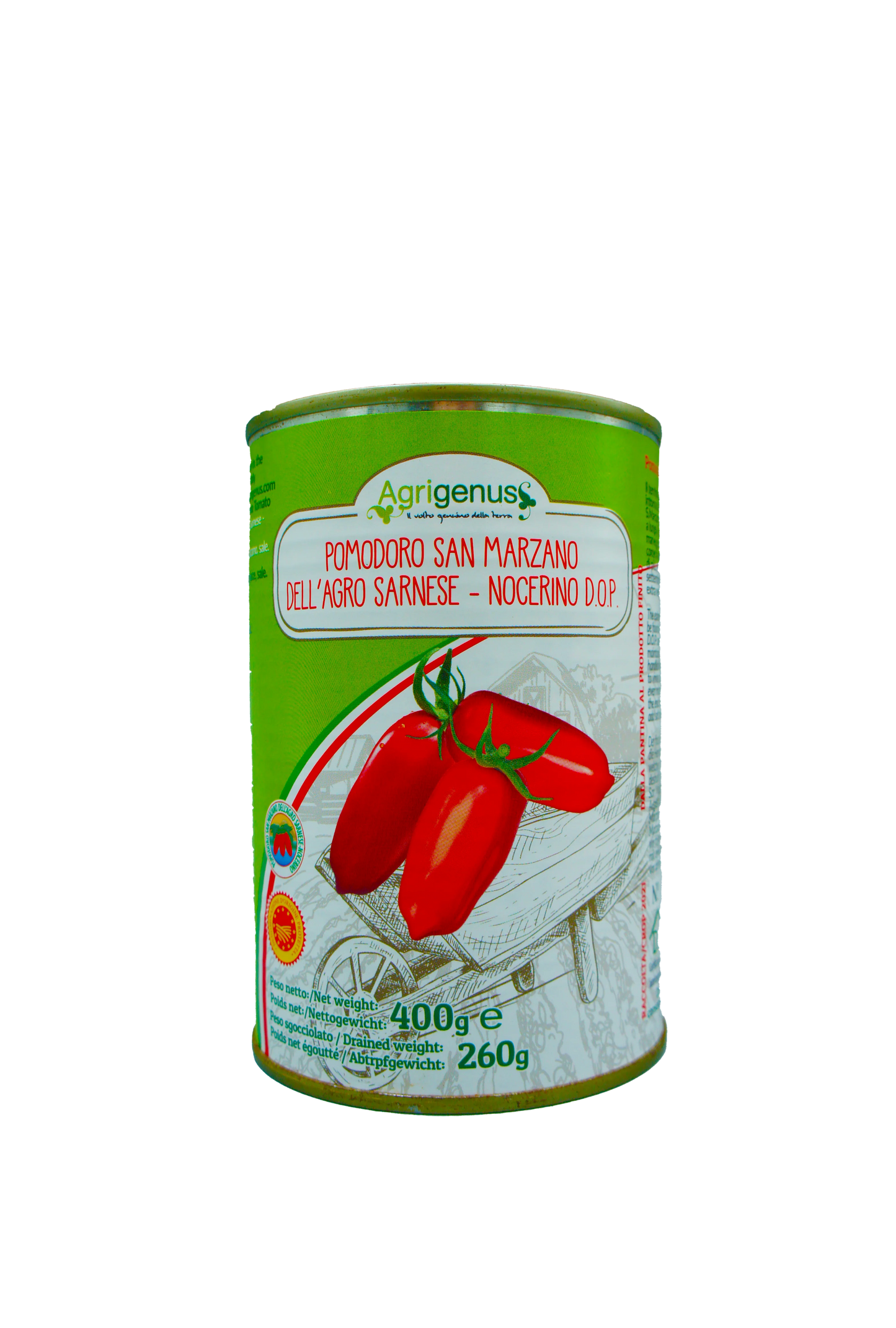 POMODORO SAN MARZANO DOP DEL AGRO SARNESE - NOCERINO Agrigenus 260g