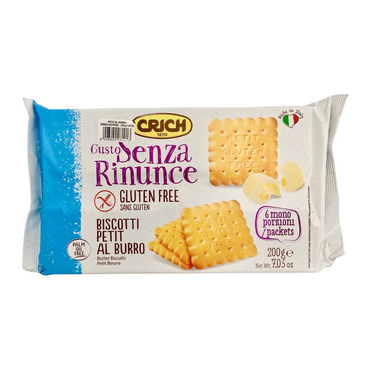 BISCOTTI GLUTEN FREE AL BURRO Crinch 200g