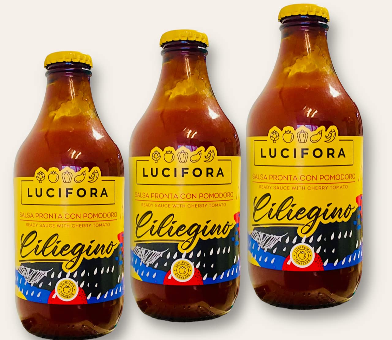 READY CHERRY TOMATO SAUCE Lucifora 330g