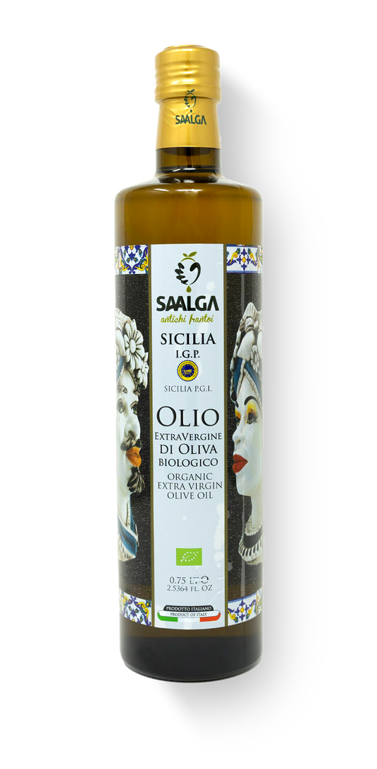 ORGANIC SICILIA EXTRA VIRGIN OLIVE OIL IGP Saalga - 750 ml